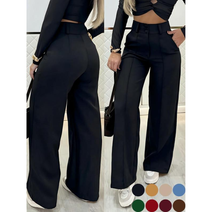 ✨ Women’s High-Waisted Wide-Leg Pants – Casual & Comfortable ❤️