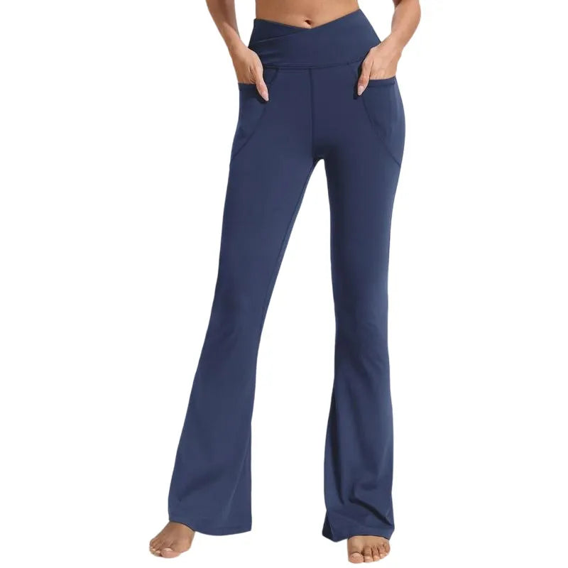 ✨ Women's High-Waisted Flare Leggings 💕 – Stretchy Bootcut Yoga Pants 🧘‍♀️👖