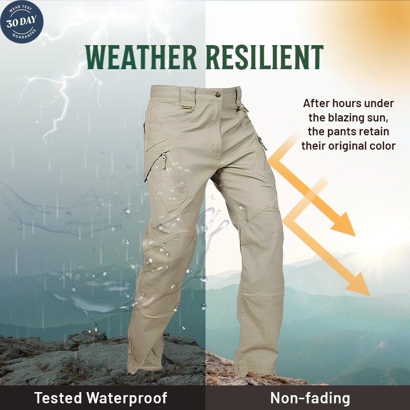 🔥Comfort And Functionality- Tactical Waterproof Pants