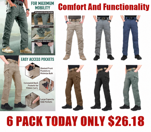 🔥Comfort And Functionality- Tactical Waterproof Pants