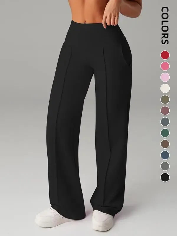 ✨ Women's High Waist Wide Leg Sweatpants with Pockets – Trendy Casual Lounge Pants ✨