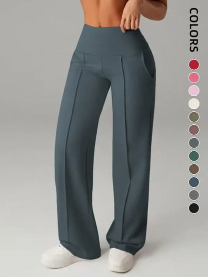 ✨ Women's High Waist Wide Leg Sweatpants with Pockets – Trendy Casual Lounge Pants ✨