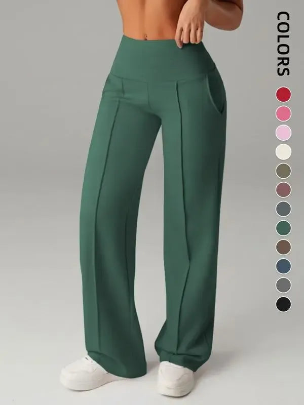✨ Women's High Waist Wide Leg Sweatpants with Pockets – Trendy Casual Lounge Pants ✨
