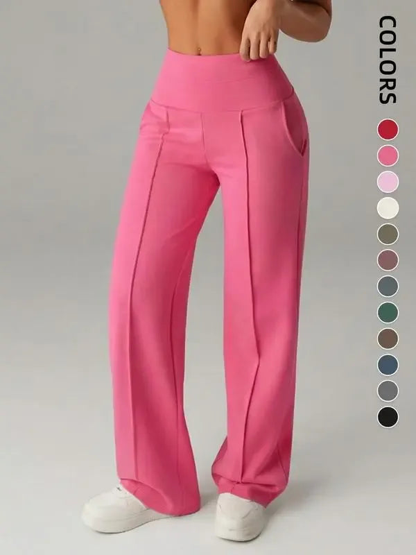 ✨ Women's High Waist Wide Leg Sweatpants with Pockets – Trendy Casual Lounge Pants ✨