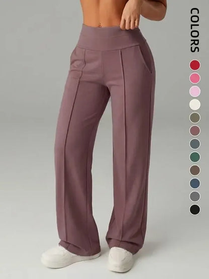 ✨ Women's High Waist Wide Leg Sweatpants with Pockets – Trendy Casual Lounge Pants ✨