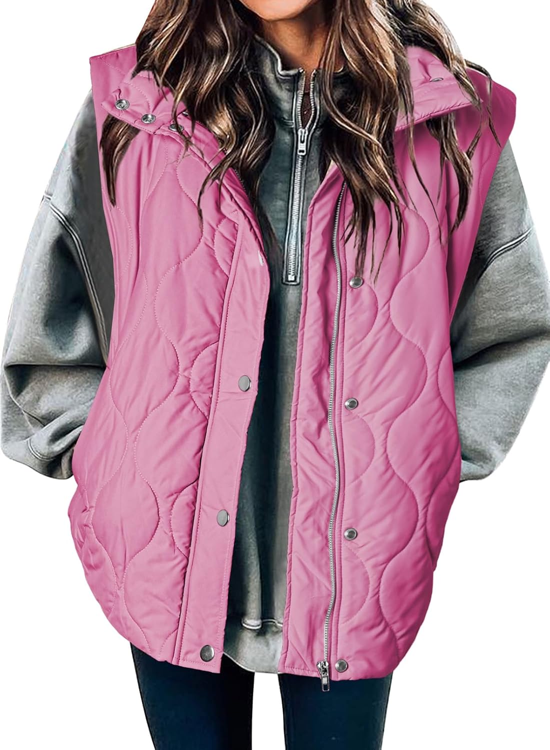 🧥 Women’s Lightweight Quilted Puffer Vest ✨ – Sleeveless Warm & Cozy Layering Jacket 🍂