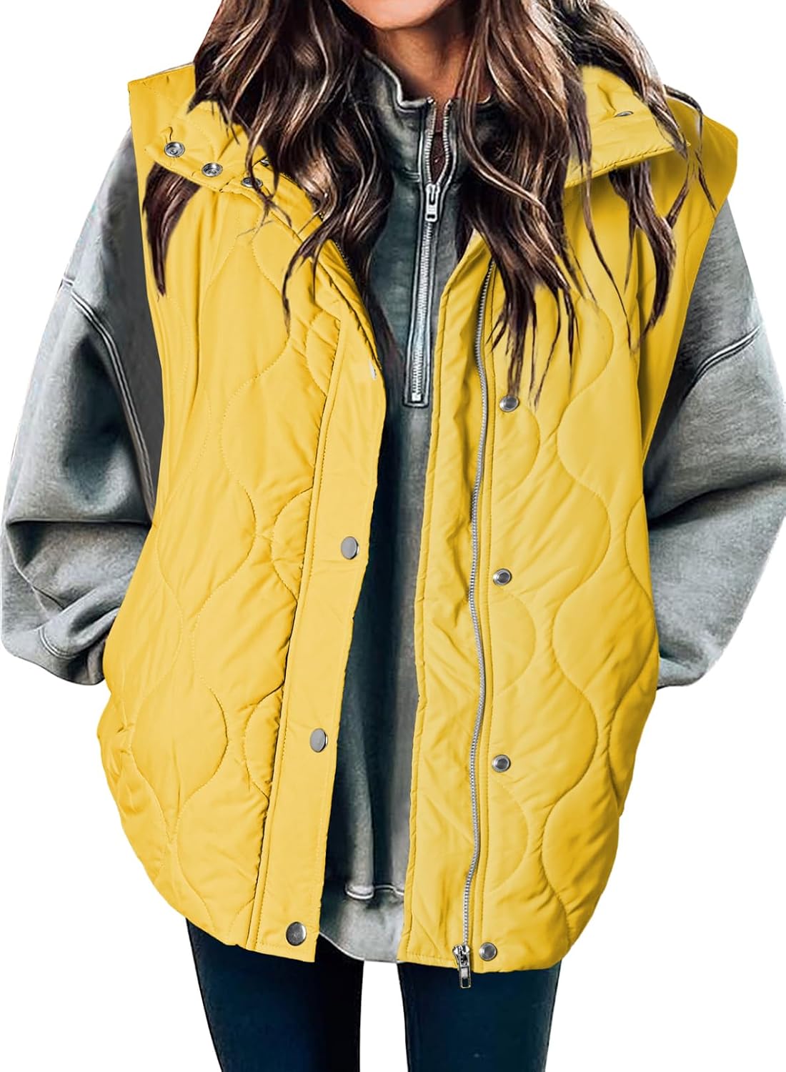 🧥 Women’s Lightweight Quilted Puffer Vest ✨ – Sleeveless Warm & Cozy Layering Jacket 🍂