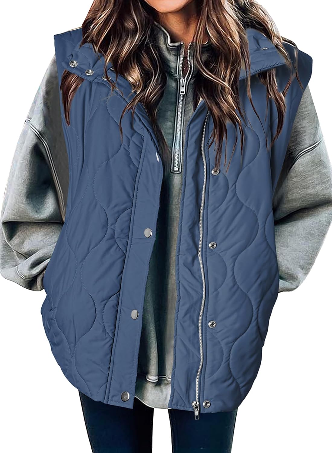 🧥 Women’s Lightweight Quilted Puffer Vest ✨ – Sleeveless Warm & Cozy Layering Jacket 🍂
