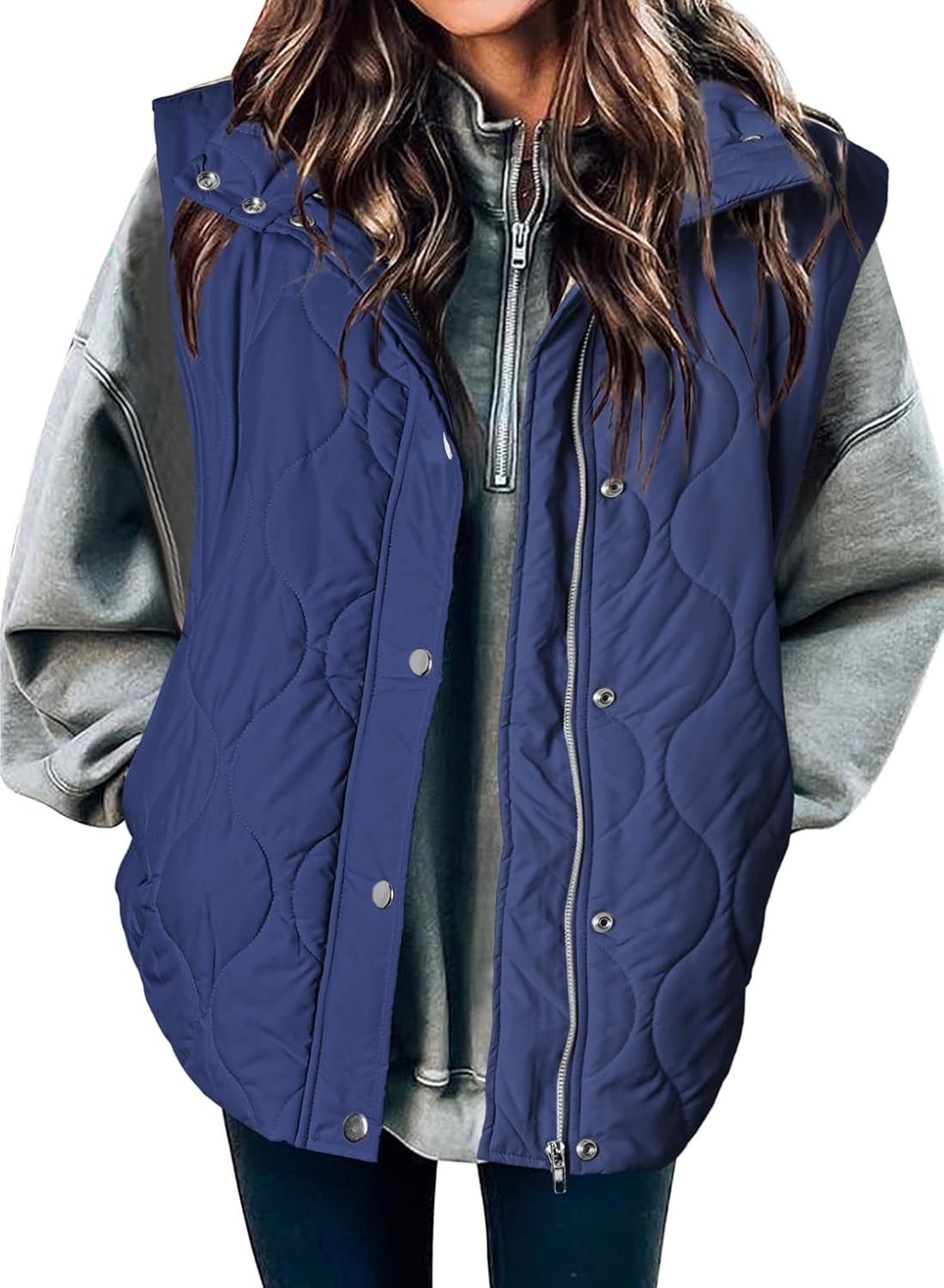 🧥 Women’s Lightweight Quilted Puffer Vest ✨ – Sleeveless Warm & Cozy Layering Jacket 🍂