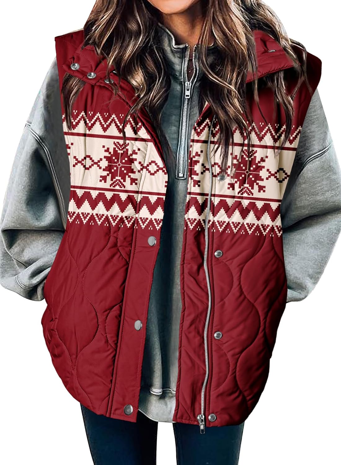 🧥 Women’s Lightweight Quilted Puffer Vest ✨ – Sleeveless Warm & Cozy Layering Jacket 🍂