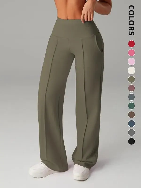 ✨ Women's High Waist Wide Leg Sweatpants with Pockets – Trendy Casual Lounge Pants ✨