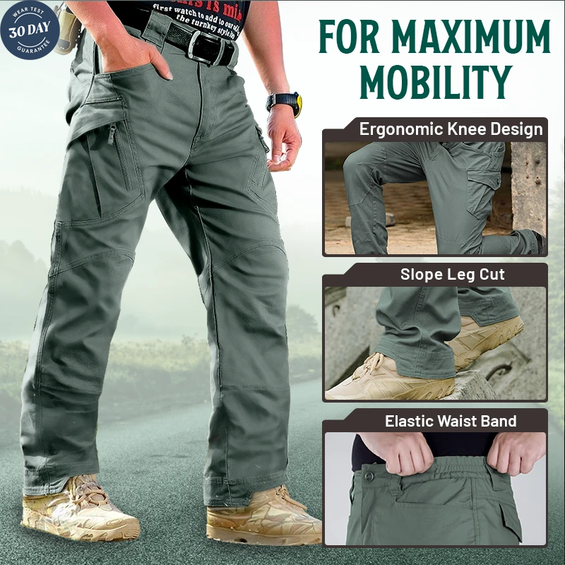 🔥Comfort And Functionality- Tactical Waterproof Pants