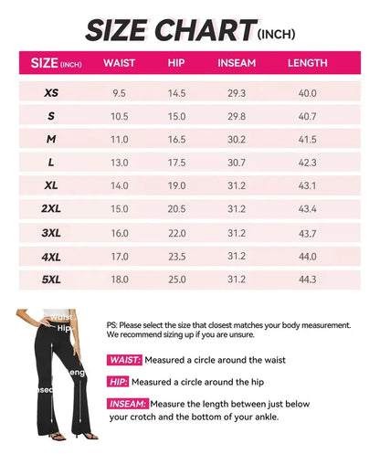 ✨ Women's High-Waisted Flare Leggings 💕 – Stretchy Bootcut Yoga Pants 🧘‍♀️👖