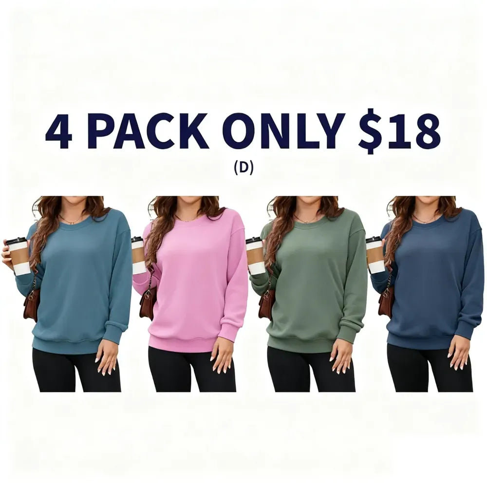 Women's Hoodless V-neck Sweatshirt