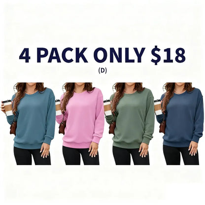 Women's Hoodless V-neck Sweatshirt