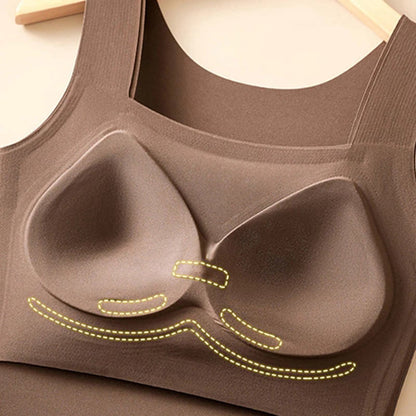 💕 Women's Seamless Built-In Bra Tank Top ✨ | Super Stretchy, Soft & Comfy