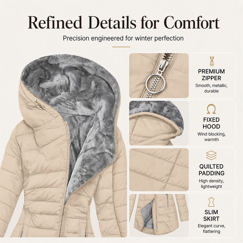 Women's Winter Insulated Hooded Coat ❄️ Stay Warm & Cozy 🧥