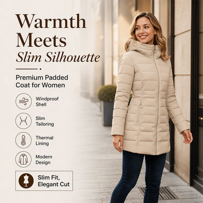 Women's Winter Insulated Hooded Coat ❄️ Stay Warm & Cozy 🧥