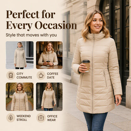 Women's Winter Insulated Hooded Coat ❄️ Stay Warm & Cozy 🧥
