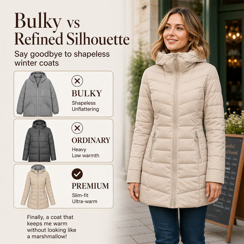 Women's Winter Insulated Hooded Coat ❄️ Stay Warm & Cozy 🧥