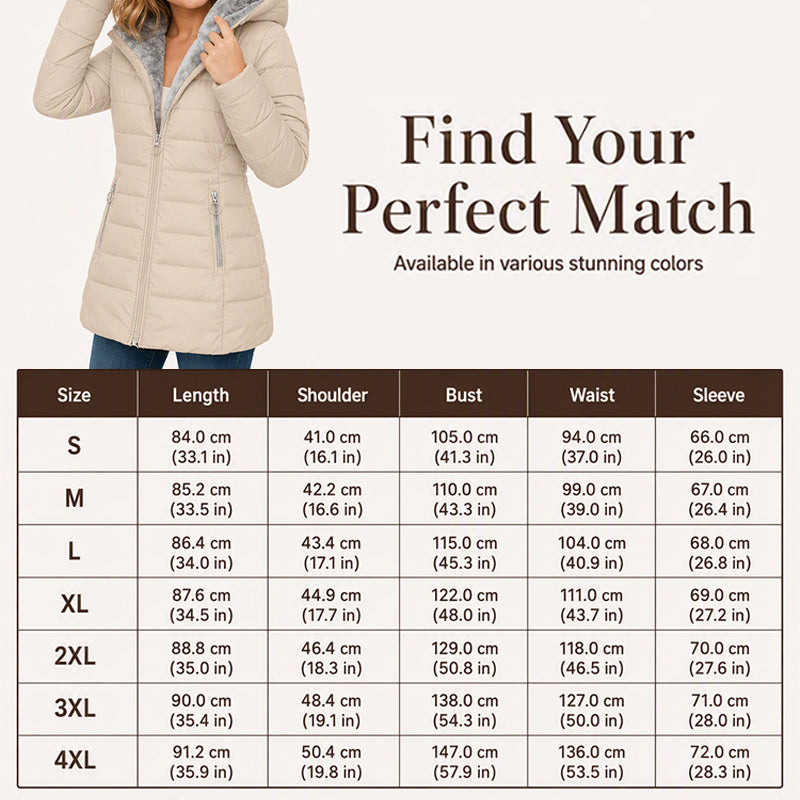 Women's Winter Insulated Hooded Coat ❄️ Stay Warm & Cozy 🧥
